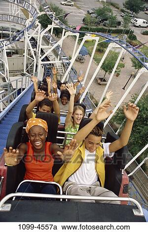 multiethnic, people, excitement, excited, park, amusement, teens View Large Photo Image Stock Image - multiethnic, people, excitement, excited, park, amusement, teens. Fotosearch
