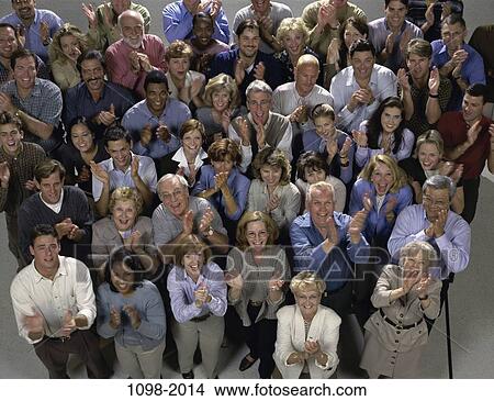 multiethnic, people, smiling, clapping, crowded, diversity View Large Photo Image Picture - multiethnic, people, smiling, clapping, crowded, diversity. Fotosearch