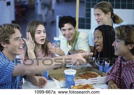 multiethnic, people, smiling, table, talking, sitting View Large Photo Image Stock Image - multiethnic, people, smiling, table, talking, sitting. Fotosearch