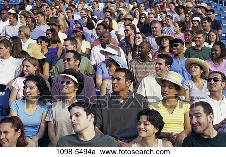multiethnic, people, watch, outdoors, watching, crowd, stadium View Large Photo Image Stock Image - multiethnic, people, watch, outdoors, watching, crowd, stadium. Fotosearch