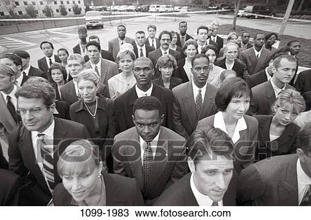 multiethnic, standing, business, outdoors, diversity, serious View Large Photo Image Stock Image - multiethnic, standing, business, outdoors, diversity, serious. Fotosearch