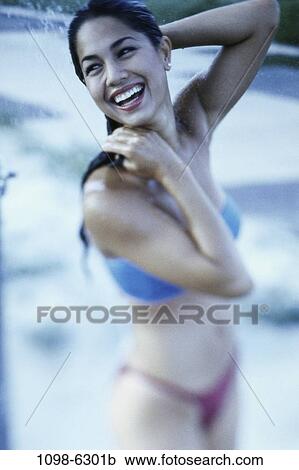 people, blur, woman, Hispanic, beach, beauty, shower View Large Photo Image Stock Image - people, blur, woman, Hispanic, beach, beauty, shower. Fotosearch
