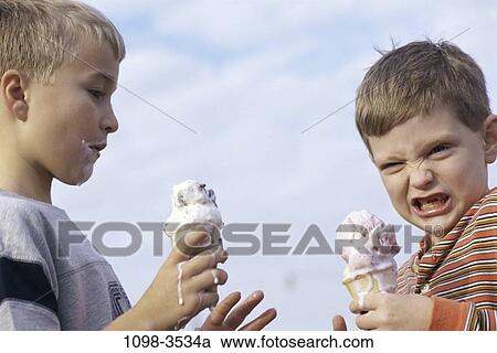 people, eating, ice cream, outdoors, children, messy View Large Photo Image Stock Image - people, eating, ice cream, outdoors, children, messy. Fotosearch
