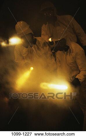 people, environmental, industry, masks, gas mask, searching, protection View Large Photo Image Stock Photo - people, environmental, industry, masks, gas mask, searching, protection. Fotosearch
