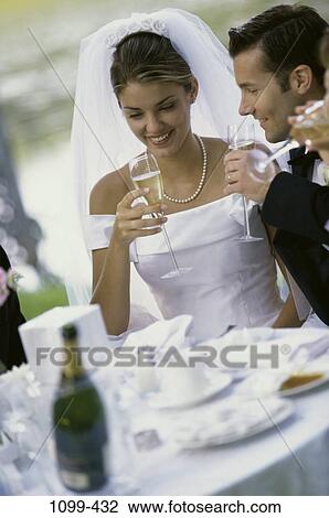 people, formal, smiling, couple, champagne, outdoors, smile View Large Photo Image Stock Image - people, formal, smiling, couple, champagne, outdoors, smile. Fotosearch
