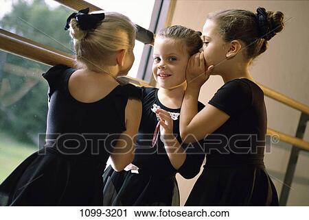 People Gossiping Ballet Dance Friends Children Stock Image 1099 31 Fotosearch