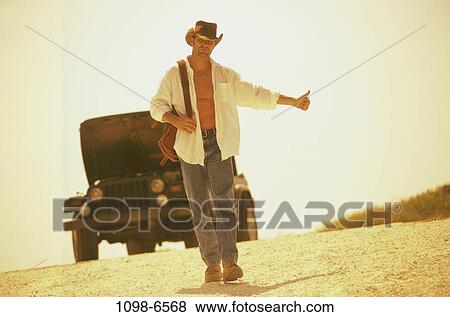 people, hat, broken, backpack, outdoors View Large Photo Image Stock Photo - people, hat, broken, backpack, outdoors. Fotosearch