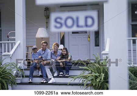 people, home, moving, sitting, outdoors, sign View Large Photo Image Stock Image - people, home, moving, sitting, outdoors, sign. Fotosearch