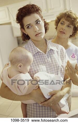 people, mother, Hispanic, holding, three, family, generations View Large Photo Image Stock Photo - people, mother, Hispanic, holding, three, family, generations. Fotosearch