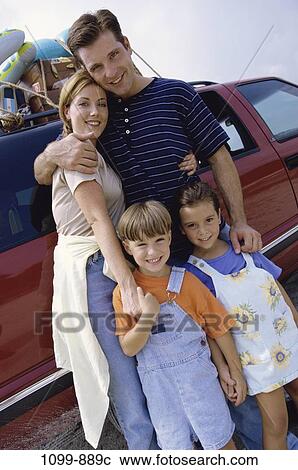 Stock Image - people, outdoors, family, parents, outing, Families outdoors activity. Fotosearch