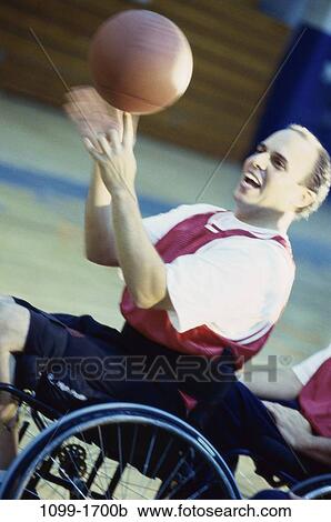 Stock Image - people, physically challenged, handicapped, handicap, Physical Impairment. Fotosearch
