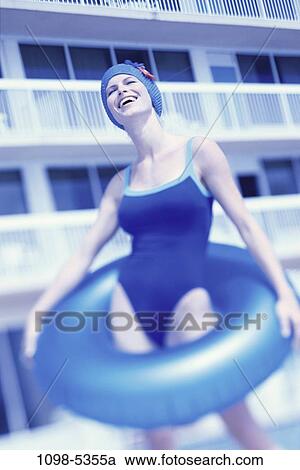 people, pool, woman, summer, outdoors, cap, outings View Large Photo Image Stock Image - people, pool, woman, summer, outdoors, cap, outings. Fotosearch