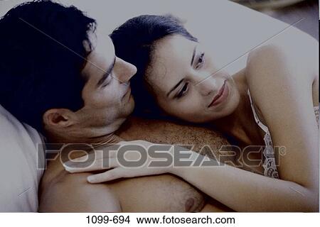 Picture - people, smiling, couple, Hispanic, romantic, relaxing. Fotosearch