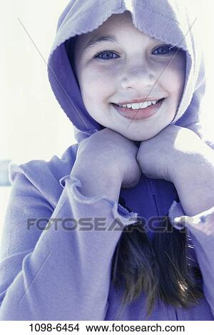 people, sweater, girl, outdoors, child, hood View Large Photo Image Picture - people, sweater, girl, outdoors, child, hood. Fotosearch