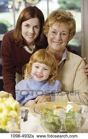 people, table, salad, bowl, dinner, generations, daughters View Large Photo Image Stock Image - people, table, salad, bowl, dinner, generations, daughters. Fotosearch