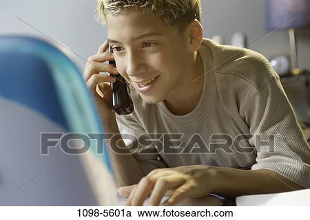 people, telephone, talking, male, computer, laptop, using View Large Photo Image Stock Image - people, telephone, talking, male, computer, laptop, using. Fotosearch
