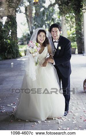 Stock Image - people, wedding, marriage, married, Ceremony wedding. Fotosearch