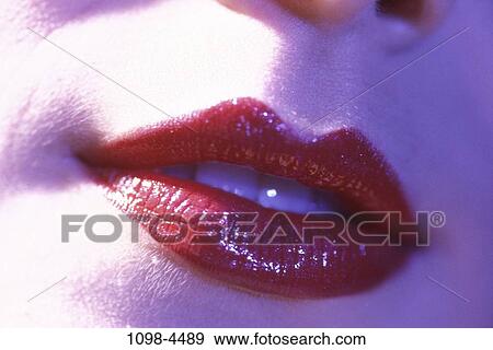 people, woman, face, mouth, lips, lipstick, indoors View Large Photo Image Stock Photo - people, woman, face, mouth, lips, lipstick, indoors. Fotosearch