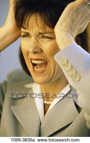 woman, shouting, stress, business, Middle-aged, frustrated, yelling View Large Photo Image Stock Image - woman, shouting, stress, business, Middle-aged, frustrated, yelling. Fotosearch