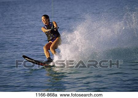 balance, water, woman, beach, splash, sports View Large Photo Image Stock Image - balance, water, woman, beach, splash, sports. Fotosearch