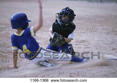 baseball, sliding, outdoors, sports, children, slide View Large Photo Image Stock Photo - baseball, sliding, outdoors, sports, children, slide. Fotosearch