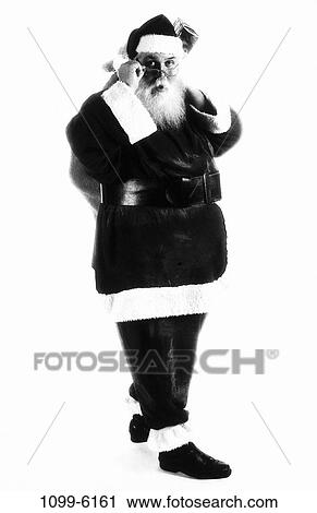 Christmas, black and white, monochromatic, holiday, Claus, Santa View Large Photo Image Stock Image - Christmas, black and white, monochromatic, holiday, Claus, Santa. Fotosearch