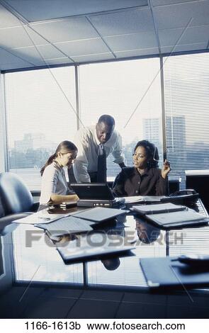 Stock Image - computer, business, businesspeople, Computers businesspeople. Fotosearch