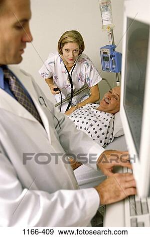 computer, patient, doctor, nurse, health, medical, examination View Large Photo Image Stock Photo - computer, patient, doctor, nurse, health, medical, examination. Fotosearch