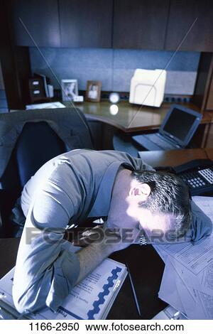 desk, sleeping, individual, business, Middle-aged, humor View Large Photo Image Stock Image - desk, sleeping, individual, business, Middle-aged, humor. Fotosearch