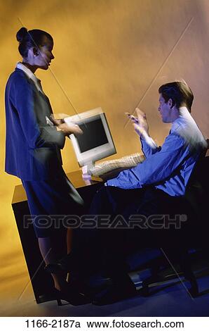 desk, talking, argument, computer, stress, business, confrontation View Large Photo Image Stock Image - desk, talking, argument, computer, stress, business, confrontation. Fotosearch
