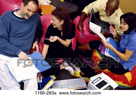 group, multiethnic, laptop, business, teamwork, computers, fun View Large Photo Image Stock Image - group, multiethnic, laptop, business, teamwork, computers, fun. Fotosearch