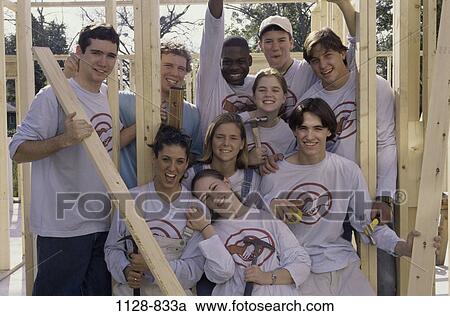group, multiethnic, people, construction, building, club View Large Photo Image Stock Image - group, multiethnic, people, construction, building, club. Fotosearch