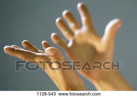 Stock Image - hands, clapping, anticipation, reaching, greed, applause, anticipating. Fotosearch