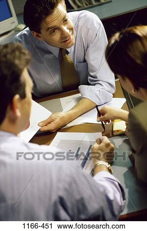 meeting, business, Middle-aged, teamwork, planning, office, indoors View Large Photo Image Stock Image - meeting, business, Middle-aged, teamwork, planning, office, indoors. Fotosearch