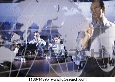 meeting, group, multiethnic, globe, talking, discussion, map View Large Photo Image Stock Image - meeting, group, multiethnic, globe, talking, discussion, map. Fotosearch