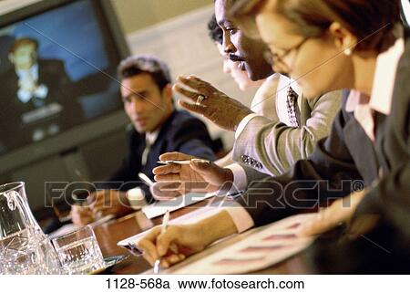 meeting, group, multiethnic, discussion, conference, gesturing View Large Photo Image Stock Image - meeting, group, multiethnic, discussion, conference, gesturing. Fotosearch