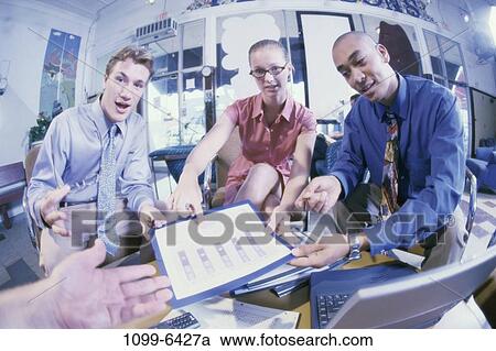 meeting, multiethnic, coworkers, graph, presentation, laptop View Large Photo Image Stock Image - meeting, multiethnic, coworkers, graph, presentation, laptop. Fotosearch