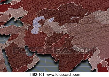 Stock Image - Middle East and Europe. Fotosearch
