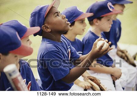 multiethnic, ball, baseball, outdoors, sports, watching View Large Photo Image Stock Photo - multiethnic, ball, baseball, outdoors, sports, watching. Fotosearch