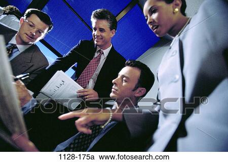 multiethnic, cooperation, business, Middle-aged, teamwork, executives, meetings View Large Photo Image Stock Image - multiethnic, cooperation, business, Middle-aged, teamwork, executives, meetings. Fotosearch