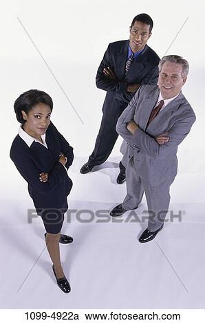 multiethnic, coworkers, confident, standing, business, arms, crossed View Large Photo Image Stock Image - multiethnic, coworkers, confident, standing, business, arms, crossed. Fotosearch