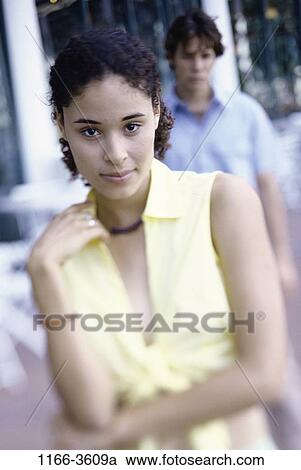 multiethnic, people, couple, outdoors, teens, coy View Large Photo Image Stock Image - multiethnic, people, couple, outdoors, teens, coy. Fotosearch