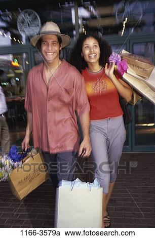 multiethnic, people, couple, shopping, shop, shopping bags, indoors View Large Photo Image Stock Image - multiethnic, people, couple, shopping, shop, shopping bags, indoors. Fotosearch