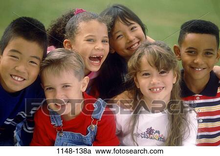 multiethnic, people, smiling, friendship, happy, laughing, playful View Large Photo Image Stock Image - multiethnic, people, smiling, friendship, happy, laughing, playful. Fotosearch