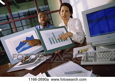 multiethnic, presentation, charts, computer, pointing, business, point View Large Photo Image Stock Image - multiethnic, presentation, charts, computer, pointing, business, point. Fotosearch