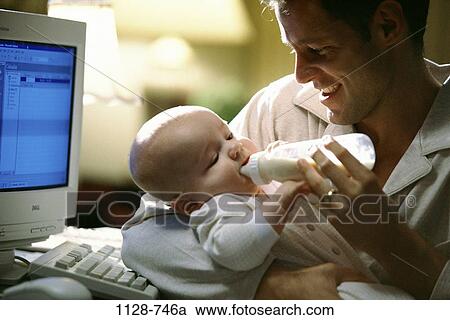 people, bottle, baby, computer, holding, nurturing, commitment View Large Photo Image Stock Image - people, bottle, baby, computer, holding, nurturing, commitment. Fotosearch