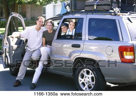 people, car, luggage, outdoors, family, anticipation, vacation View Large Photo Image Stock Image - people, car, luggage, outdoors, family, anticipation, vacation. Fotosearch