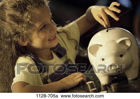 people, girl, child, finance, personal finance, brunette View Large Photo Image Stock Image - people, girl, child, finance, personal finance, brunette. Fotosearch