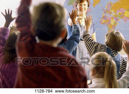 people, hands, teacher, school, classroom, education, class View Large Photo Image Picture - people, hands, teacher, school, classroom, education, class. Fotosearch