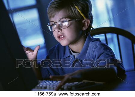 people, home, eyeglasses, technology, computer, typing View Large Photo Image Stock Image - people, home, eyeglasses, technology, computer, typing. Fotosearch